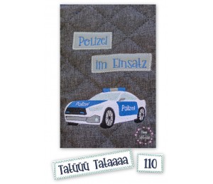 Stickdatei - Polizeiauto